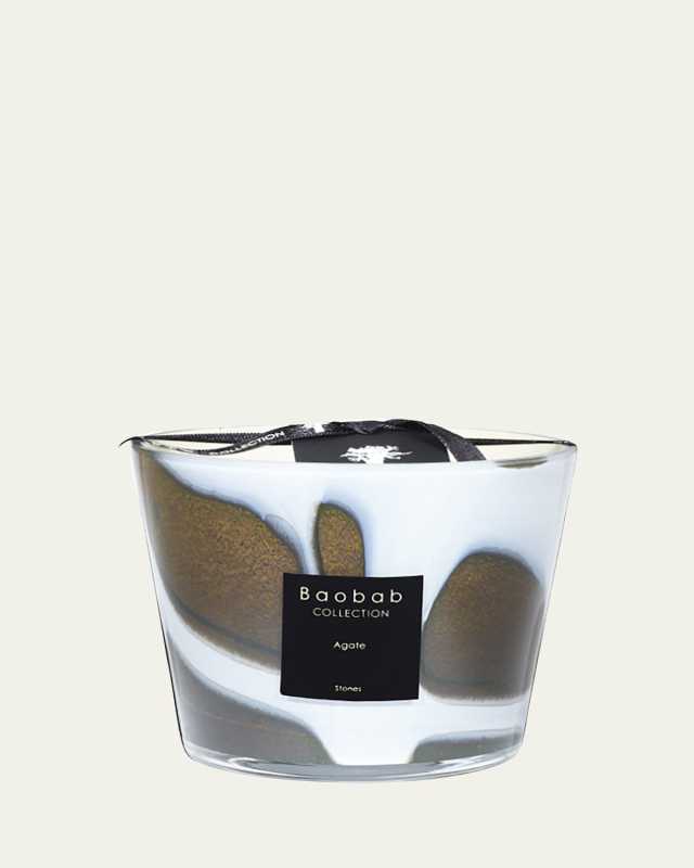 Max Stone Agate Scented Candle, 3.9"